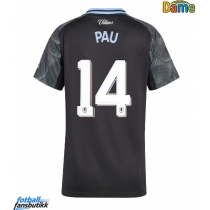 Aston Villa Pau Torres #14 Bortedrakt Dame 2025-26 Kortermet